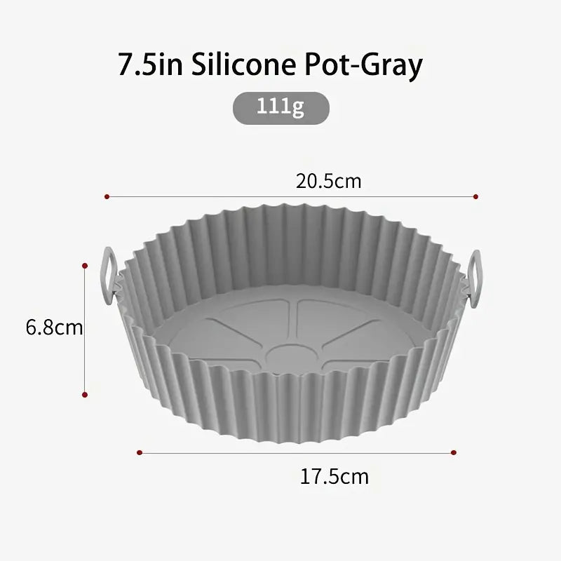 2pcs Reusable Silicone Cushions for Air Fryer & Oven